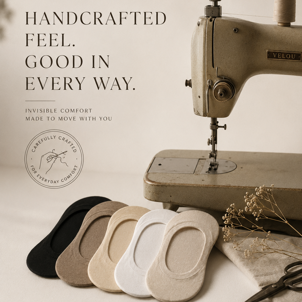 VELOU | Invisible Socks | 5 Pack Bundle